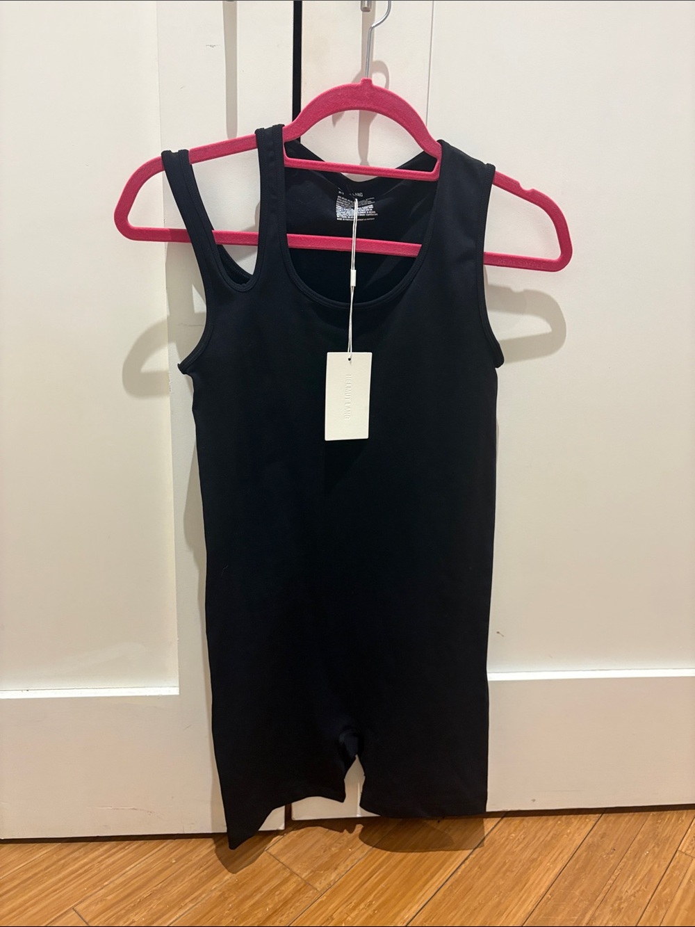 Helmut Lang Black Athletic Unitard